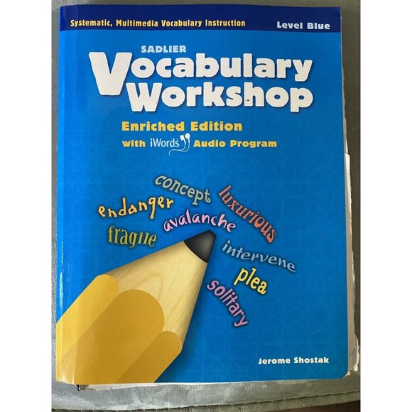 Sadlier Vocabulary Workshop Level Blue (Grade 5) Enriched Edition - GOOD - Picture 1 of 2